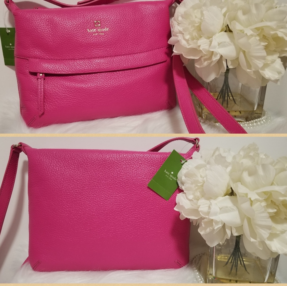 NWT Kate Spade Crossbody Bag Starla Grant Park Sweetheart Pink Leather Bag